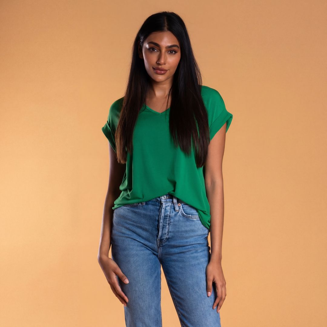 Brigitte Brianna Blouse Tee - SexyModest Boutique