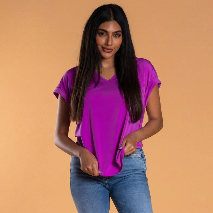 Brigitte Brianna Blouse Tee - SexyModest Boutique