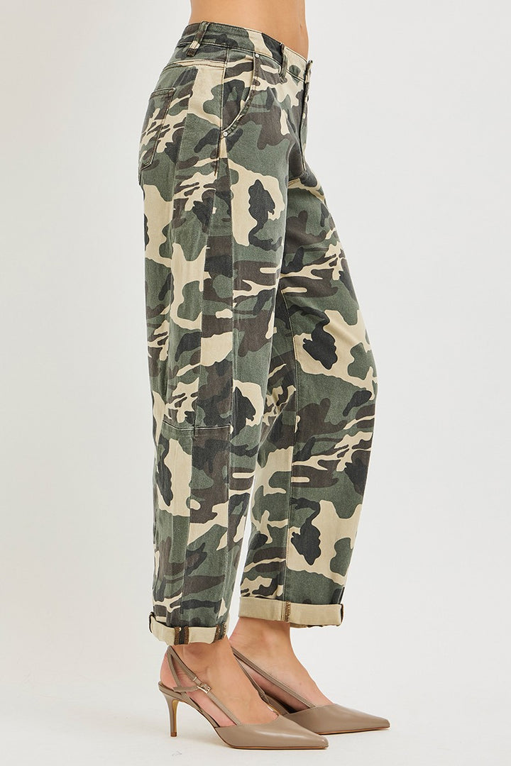 Camo Barrel Pants - SexyModest Boutique