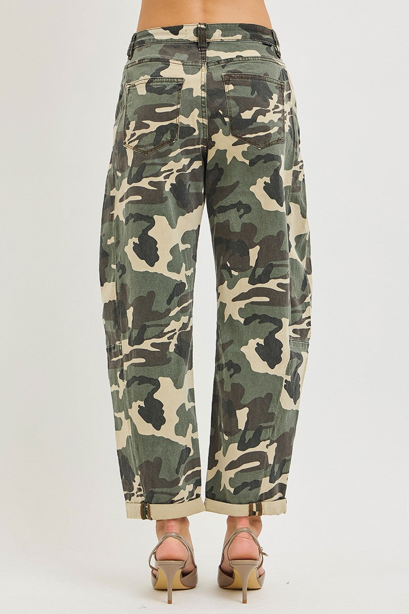 Camo Barrel Pants - SexyModest Boutique