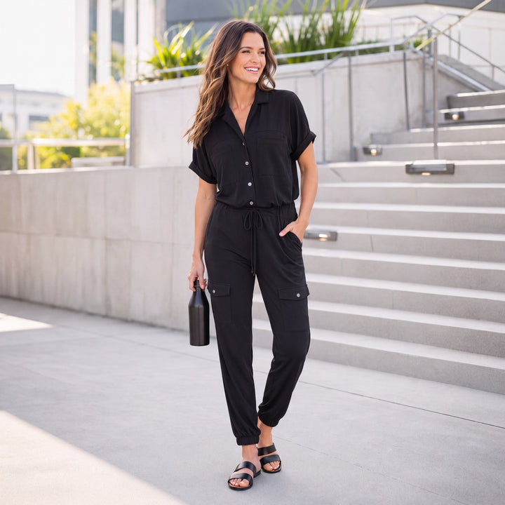 Brigitte Brianna Cargo Jumper