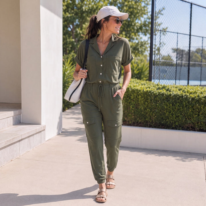 Brigitte Brianna Cargo Jumper