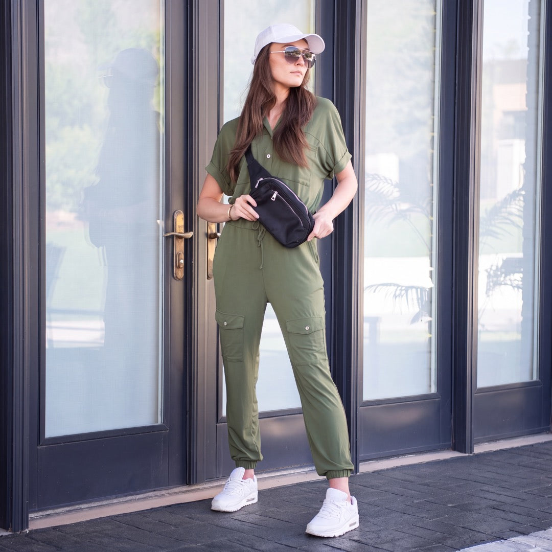 Brigitte Brianna Cargo Jumper