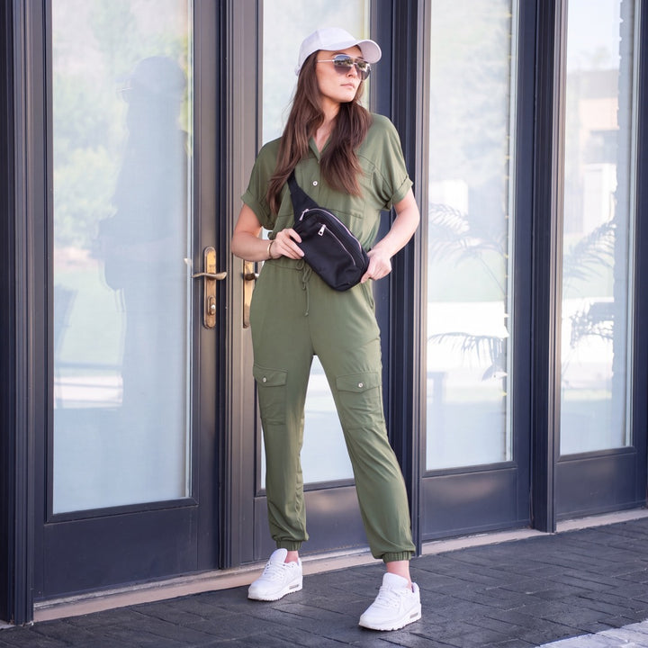 Brigitte Brianna Cargo Jumper