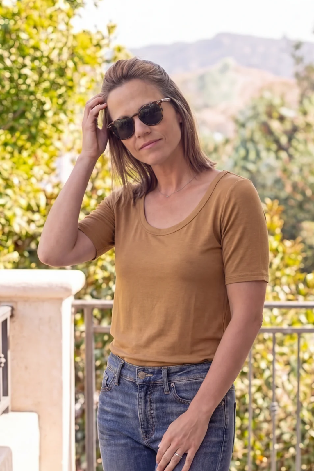 Brigitte Brianna Elbow Tee - SexyModest Boutique