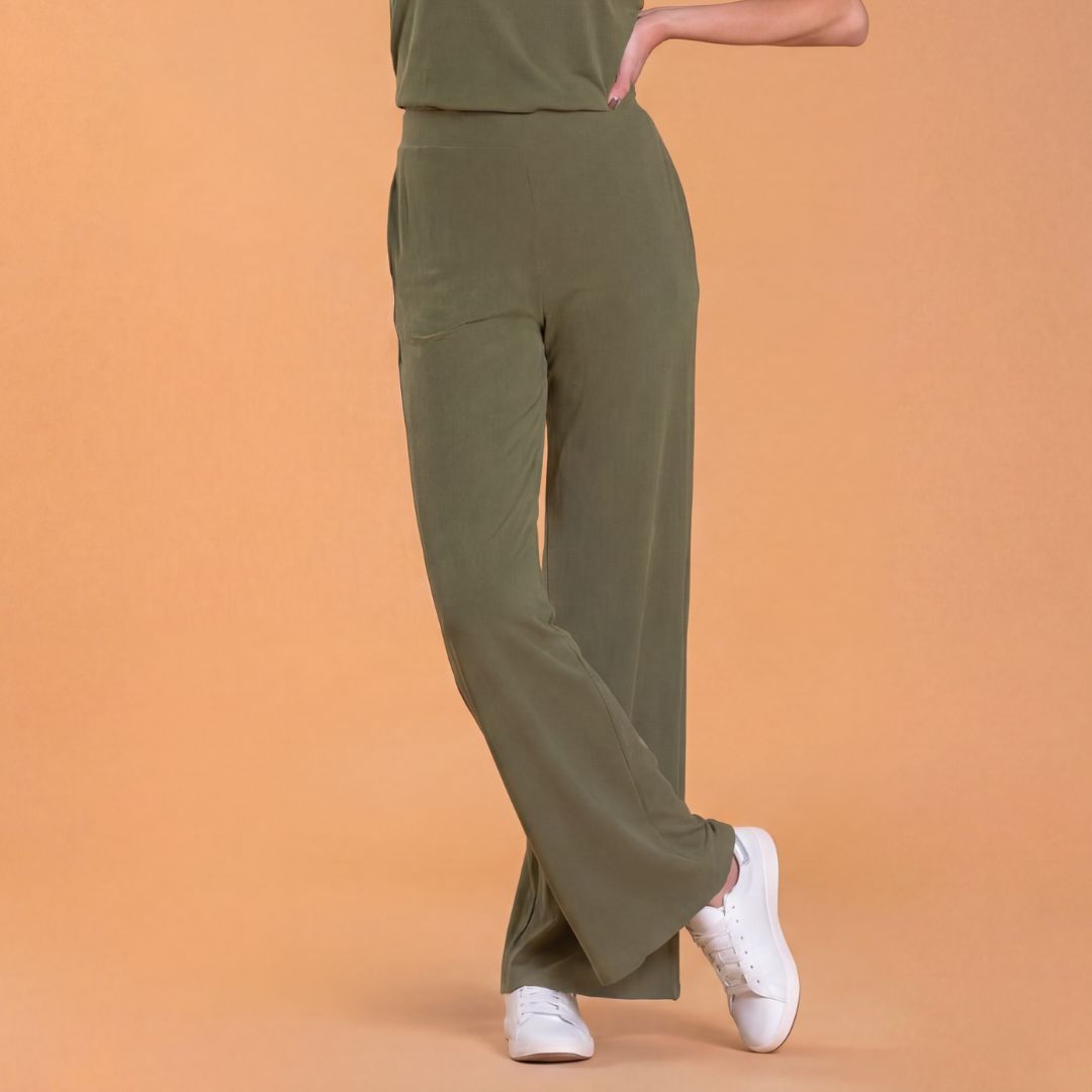 Habit Pants – Women's Wrinkle-Free Wide-Leg Pants with Pockets