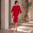 Brigitte Brianna Cape Dress