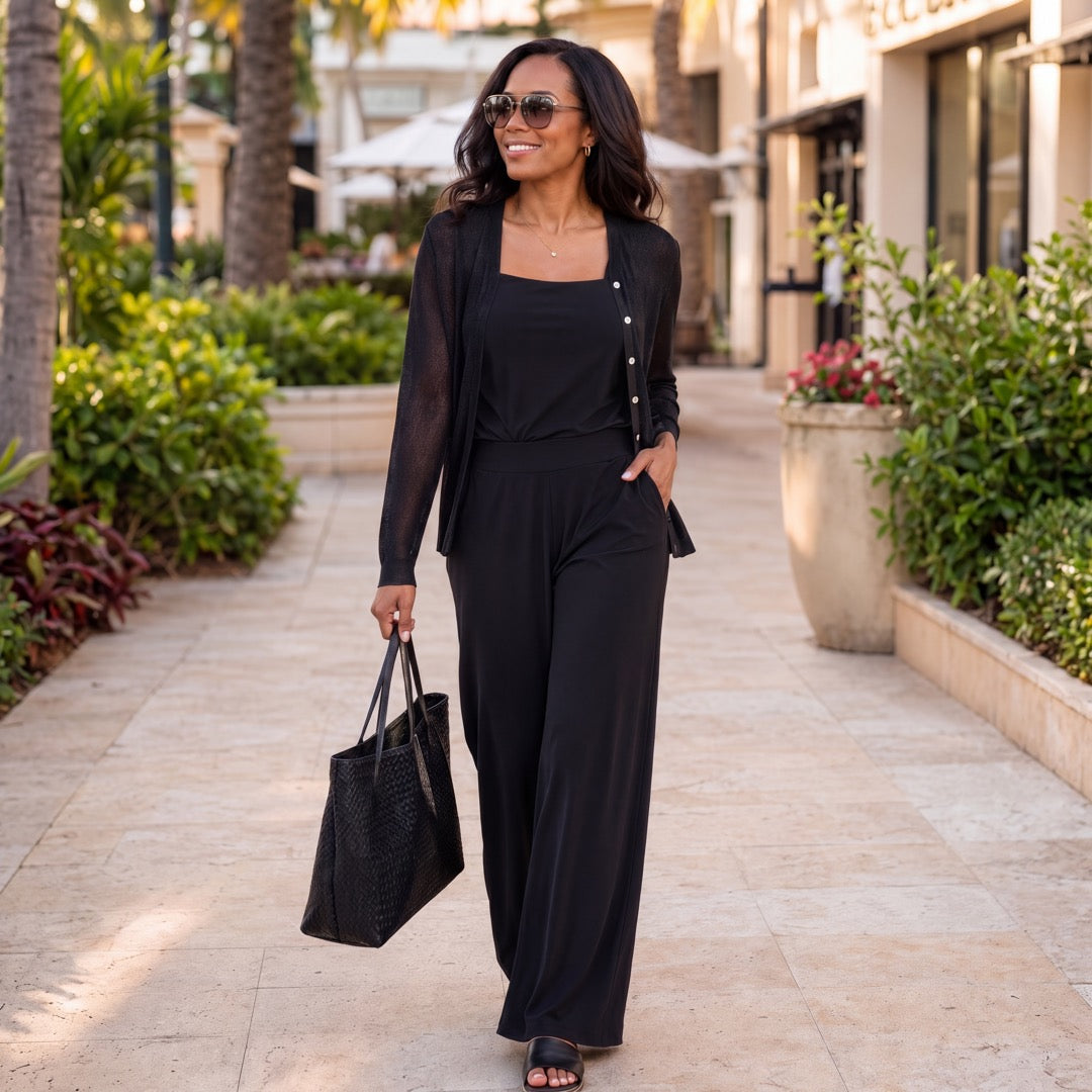 Seren Black Cardigan