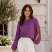 Brigitte Brianna NYC Slit Top