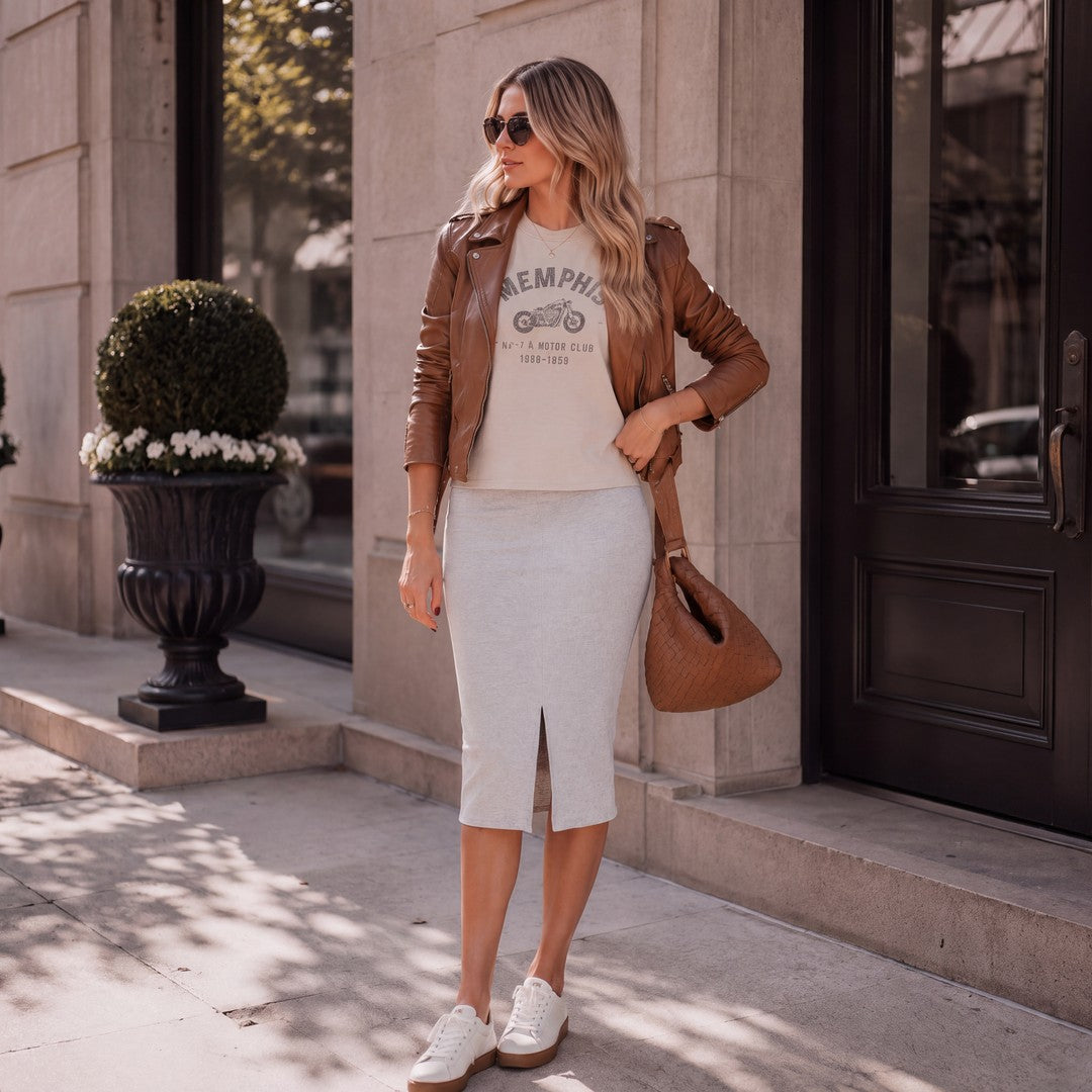 Brigitte Brianna Skyline Skirt