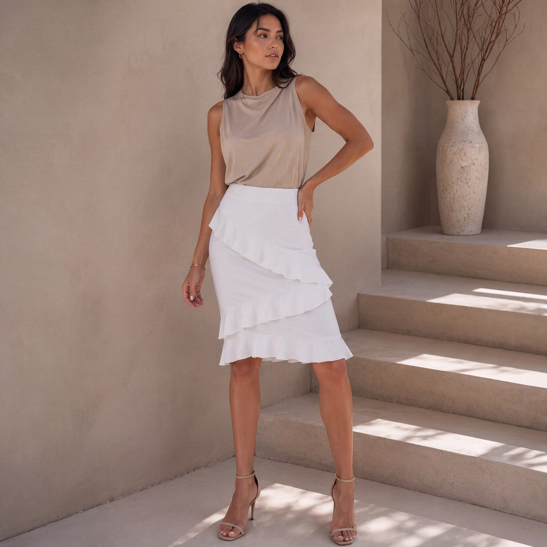Brigitte Brianna Ruffle Skirt