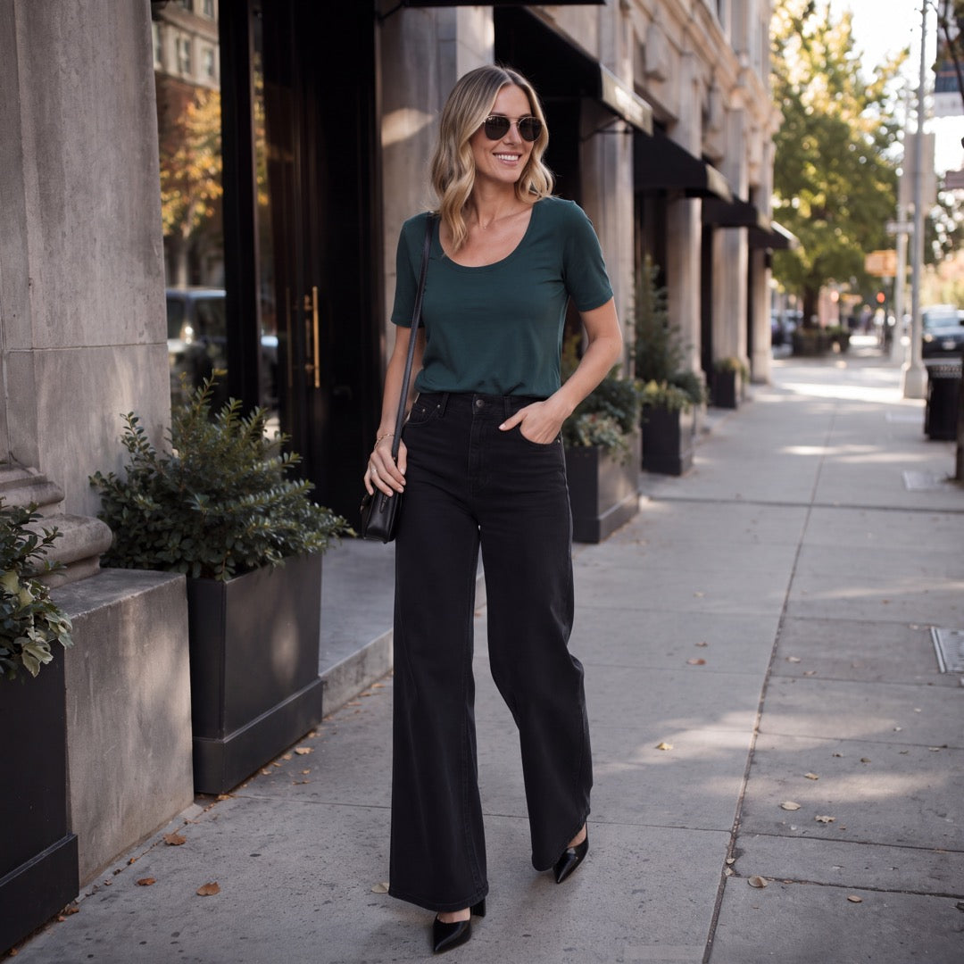 Brigitte Brianna Elbow Tee