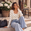 Chloe Polka Dot Knit Sweater