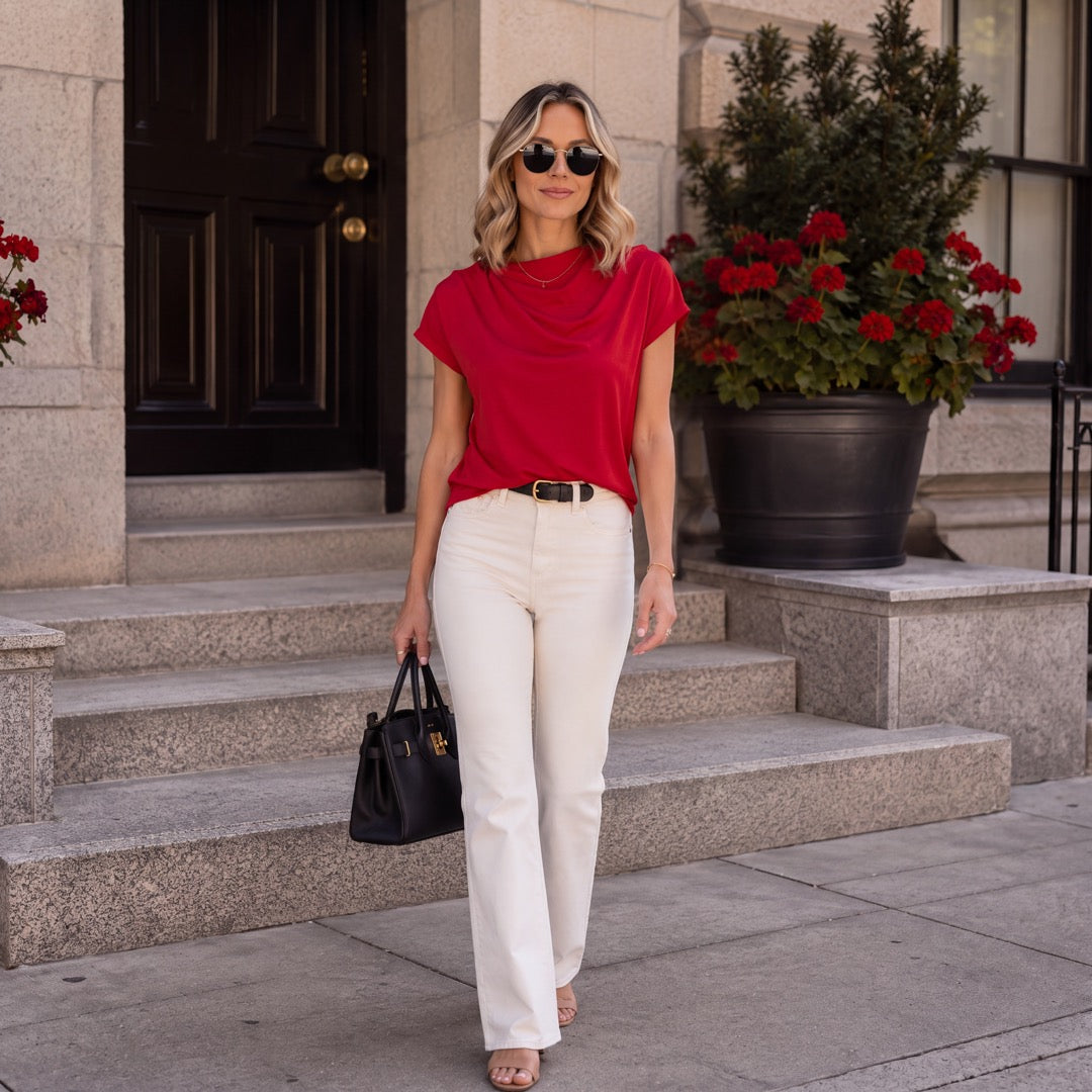 Brigitte Brianna Cascade Top