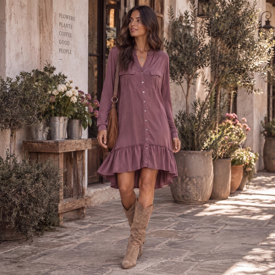 Brigitte Brianna Safari Dress