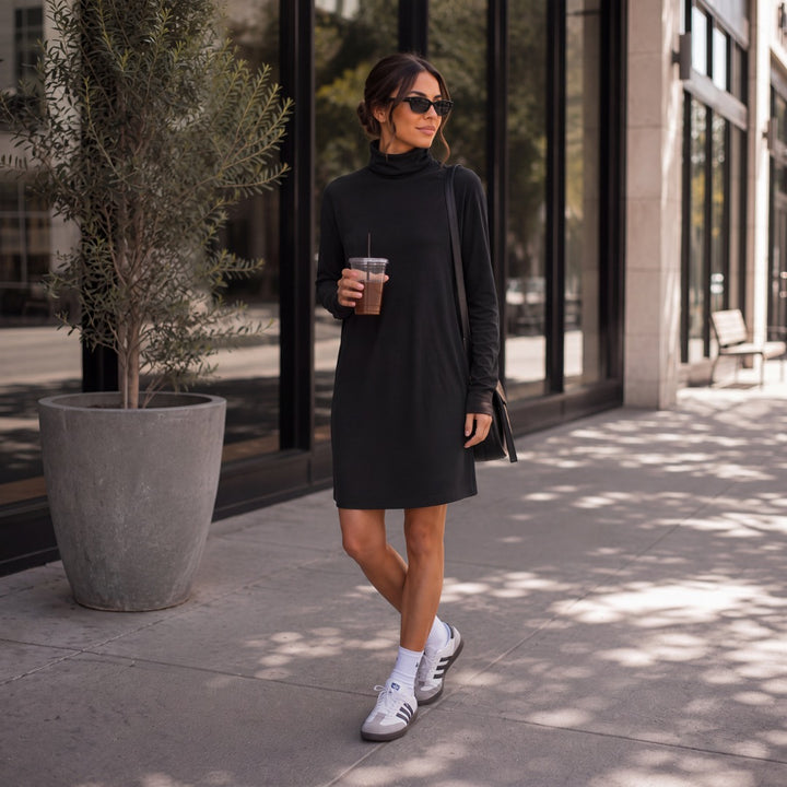 Brigitte Brianna Turtleneck Dress