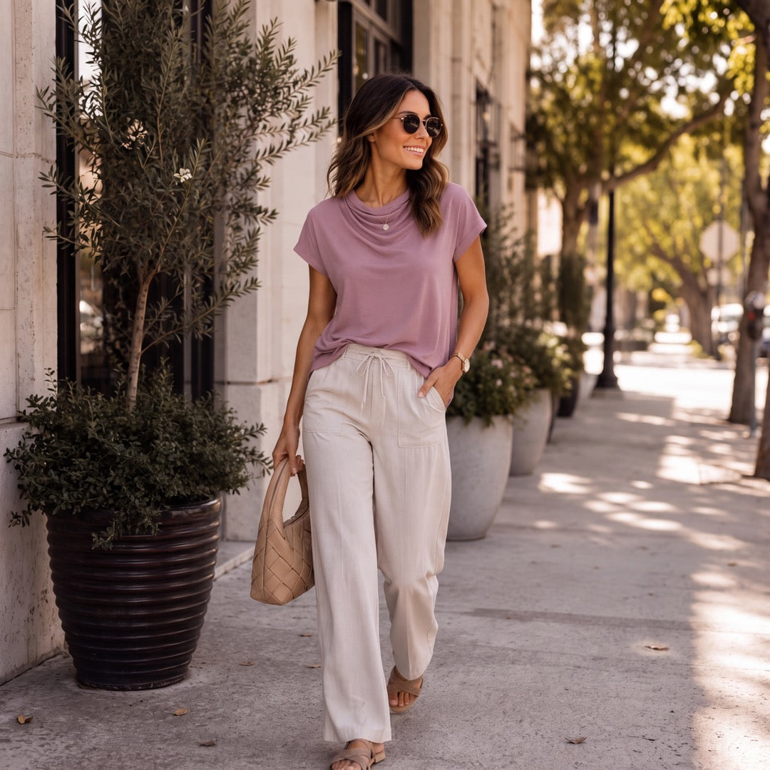 Brigitte Brianna Cascade Top