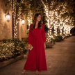 Brigitte Brianna V-Neck Maxi Dress