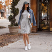 Brigitte Brianna Long Sleeve Jersey Dress