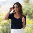 Brigitte Brianna Elbow Tee