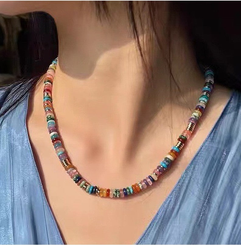 Natural Stone Necklace - SexyModest Boutique