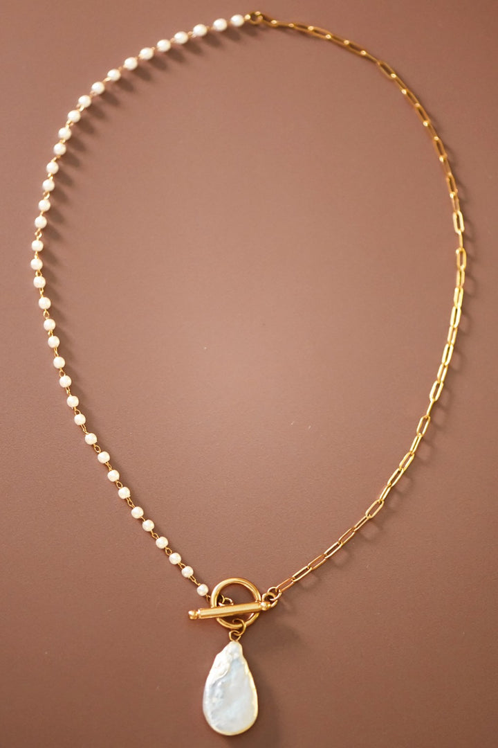 Pearl Bead Chain Necklace