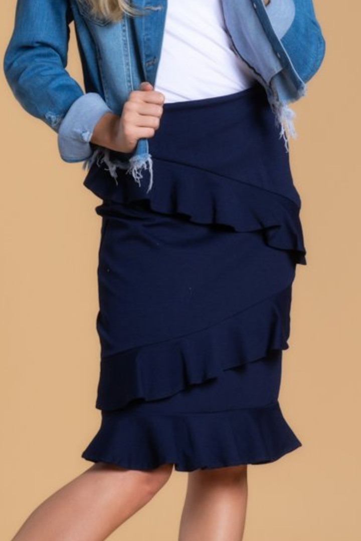 Brigitte Brianna Ruffle Skirt