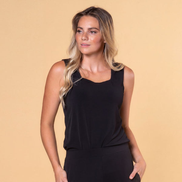Brigitte Brianna Square Top Tank - SexyModest Boutique