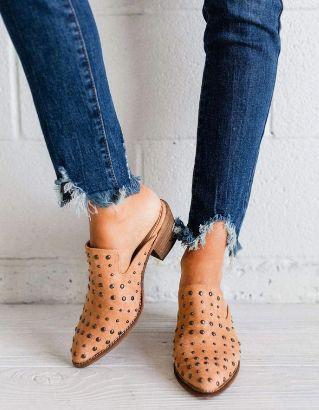 Cara Studded Mules