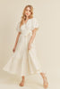 Enchanted Puff-Sleeve Midi