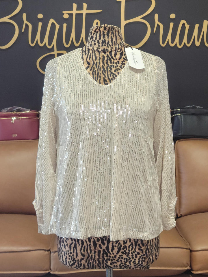 Gloria Sequin Blouse