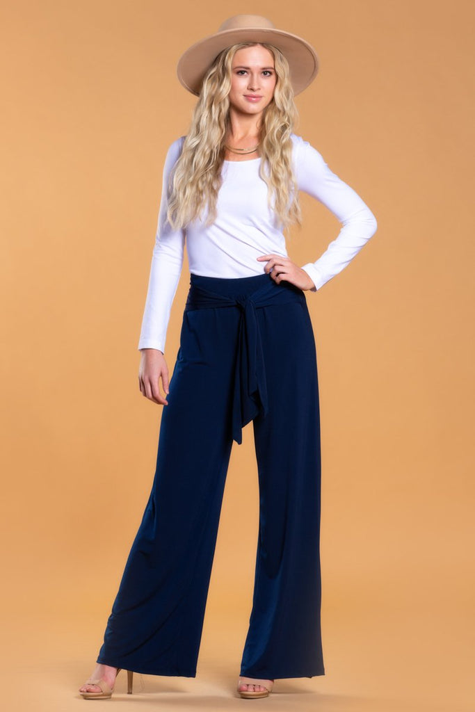 IGARASHI TROUSERS ブリリア　二本 Brigitte Brianna Aloha Tie Modest Pants - SexyModest Boutique