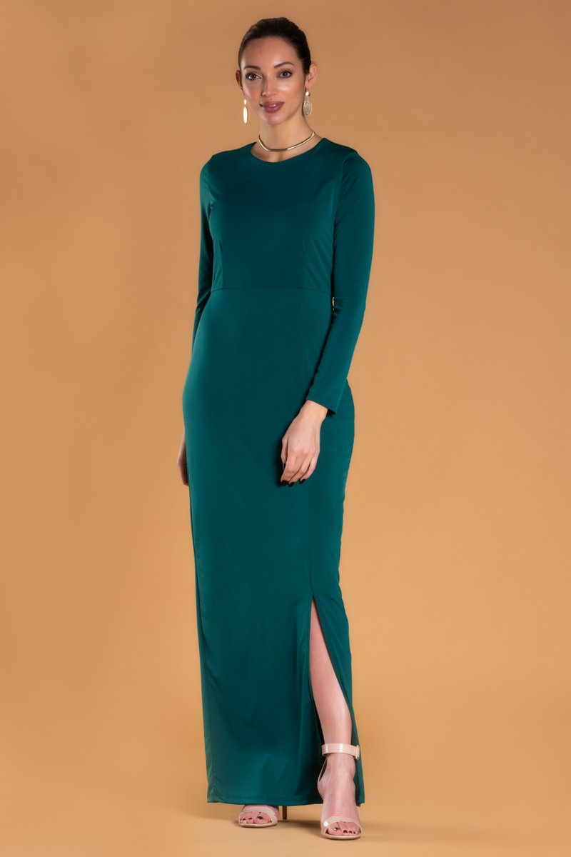 Modest black tie dresses shop