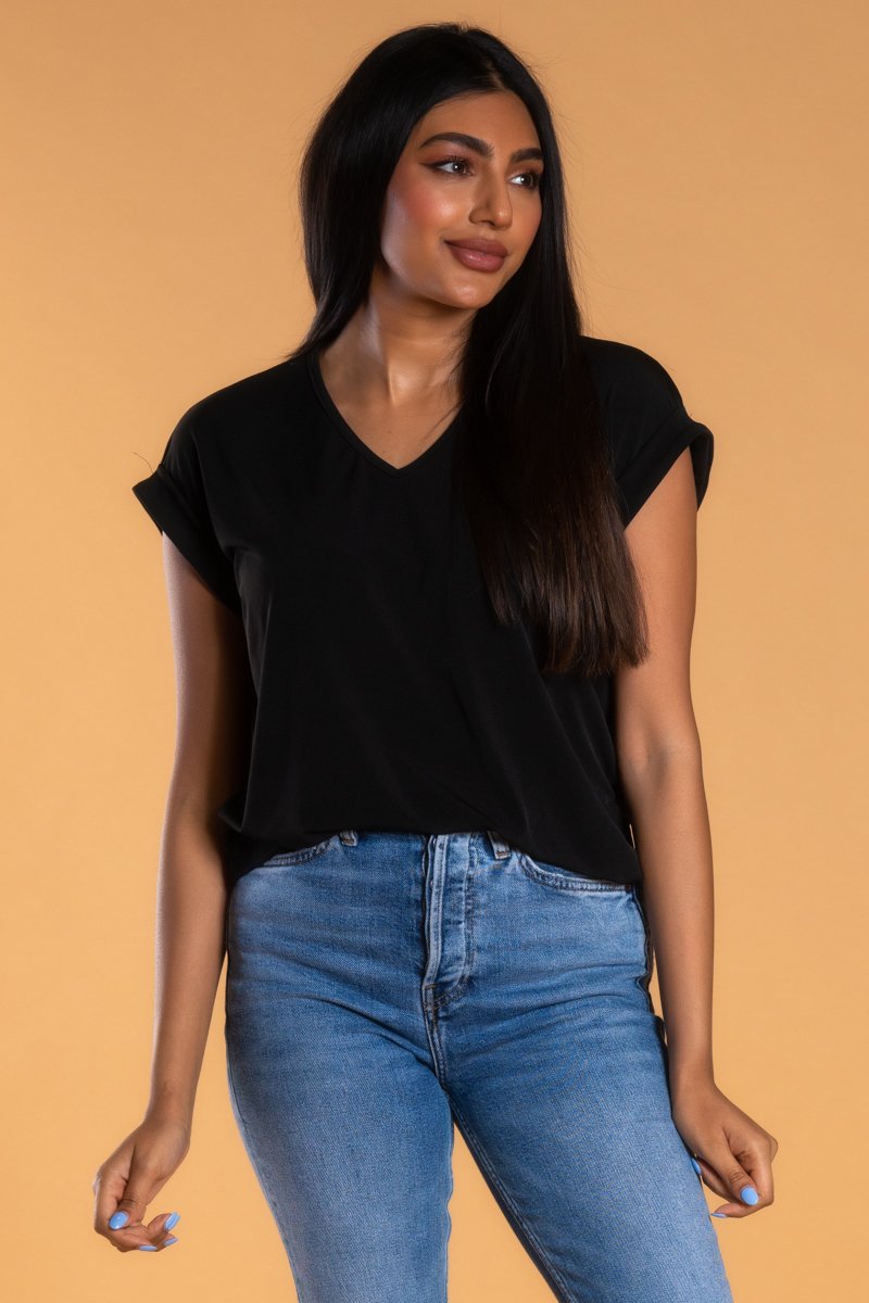 Brigitte Brianna Wrinkle Resistant Blouse Tee