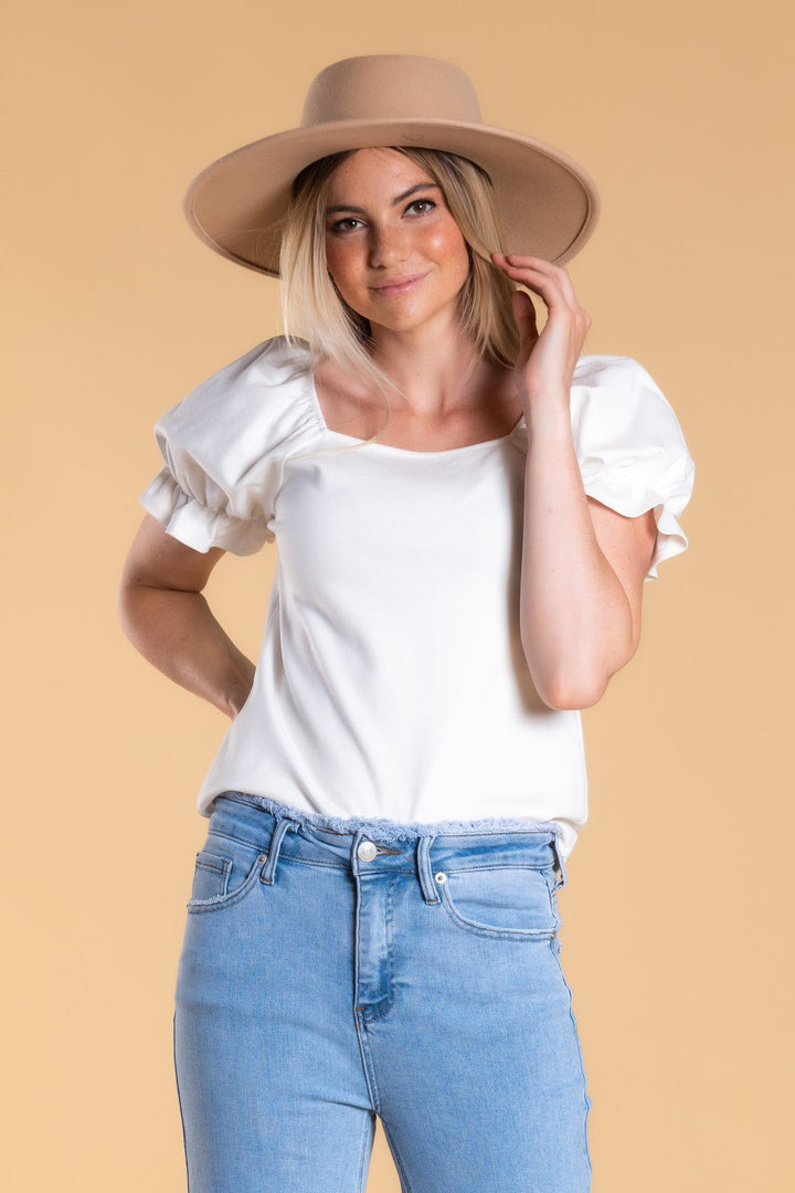 Brianna Picnic Top Modest Clothing