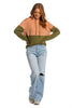 Brigitte Brianna Color Block Hoodie