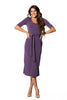 Brigitte Brianna Square Neck Dress
