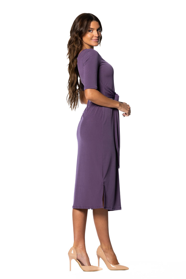 Brigitte Brianna Square Neck Dress