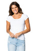 Round Neck Stretch Basic Tee