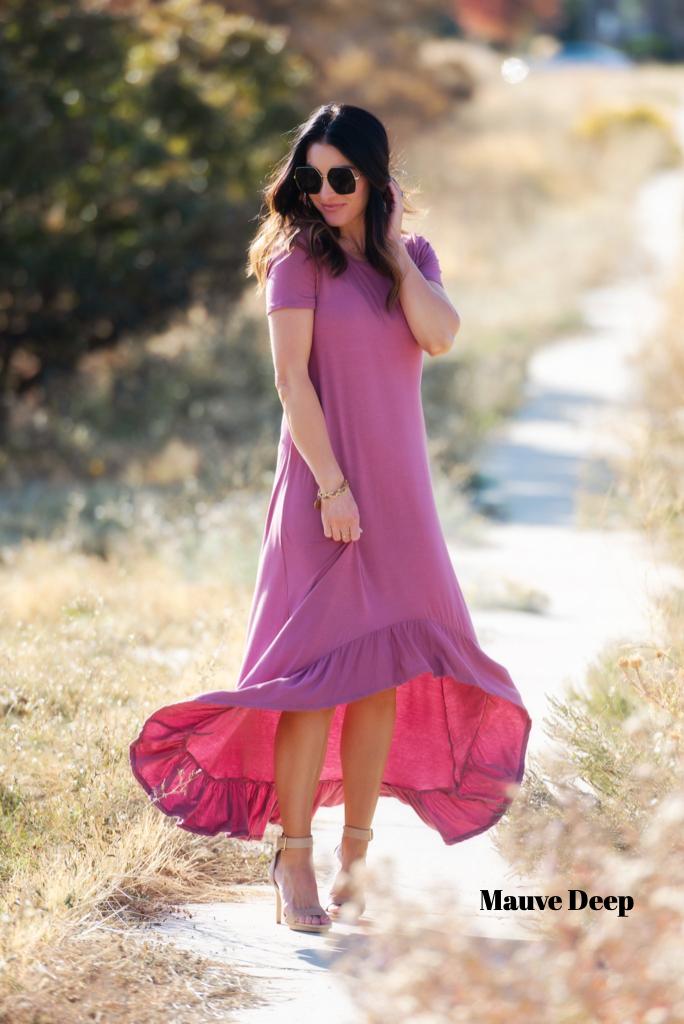 Brigitte Brianna High-Low Jersey Dress by SexyModest Boutique