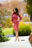 Brigitte Brianna Turtle Neck Jersey Dress - SexyModest Boutique