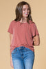 Brigitte Brianna Crew Neck Tee