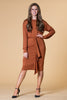 Brigitte Brianna Long Sleeve Jersey Dress