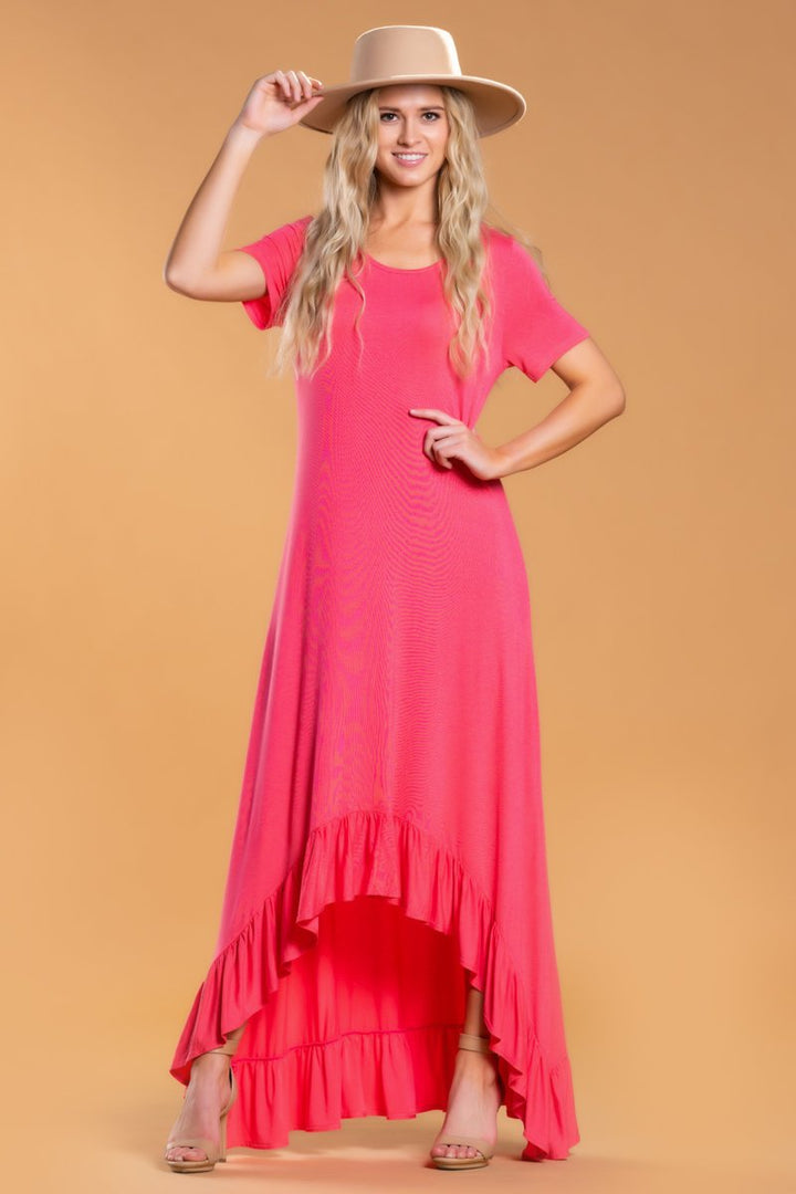 Brigitte Brianna High-Low Jersey Dress by SexyModest Boutique