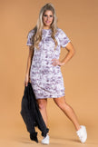 Brigitte Brianna Hooded Sweatshirt Dress