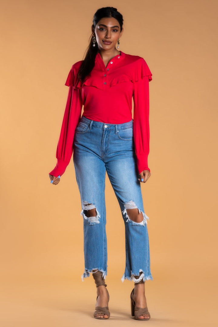 Brigitte Brianna Hudson Top Modest Clothing