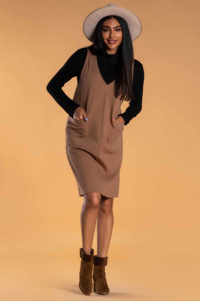 Brigitte Brianna Overall Dress by SexyModest Boutique