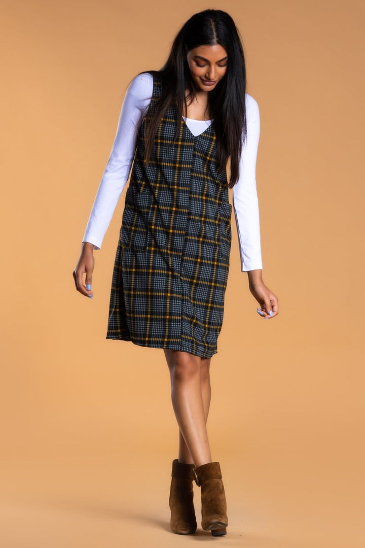 Brigitte Brianna Overall Dress by SexyModest Boutique