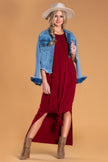 Brigitte Brianna Pocket Maxi Dress