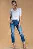 Brigitte Brianna Ruched Sleeve Top